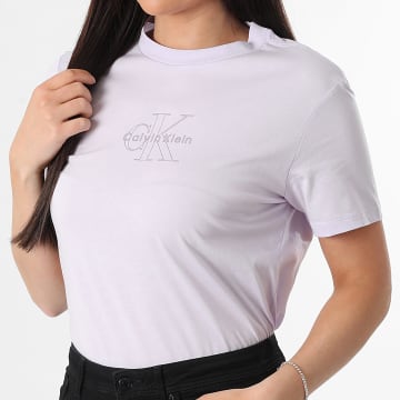 Calvin Klein - Tee Shirt Femme 7C912 Violet Clair