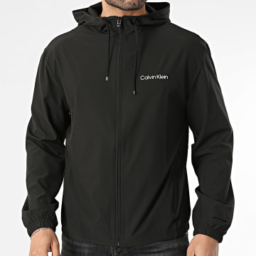 Calvin Klein - Casaco Corta-Vento com Capuz e Zíper MS6J400 Preto