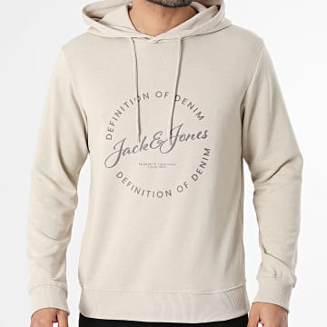 Jack And Jones - Sweat Capuche Grayson Beige