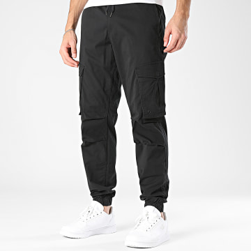 Jack And Jones - Calça Cargo Relaxed Fit Kane Noah Preto