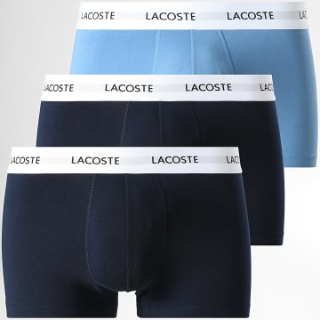 Lacoste - Lot De 3 Boxers Classic Bleu Marine