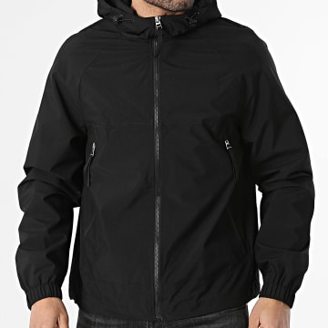 Only And Sons - Chaqueta con Capucha y Cremallera Sean Life Negro