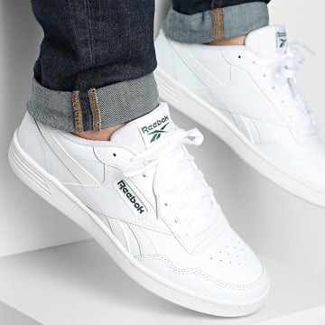 Reebok - Zapatillas Court Advance 100010615 Calzado Blanco Trébol Verde