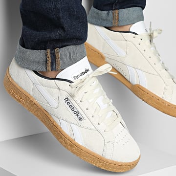 Reebok - Zapatillas Club C Grounds UK 100255995 Beige Chalk Gum