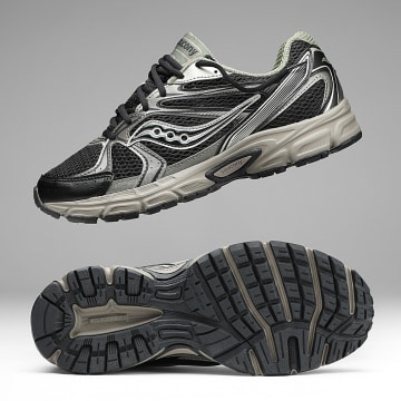 Saucony - Baskets Ride Millennium Olivine Black
