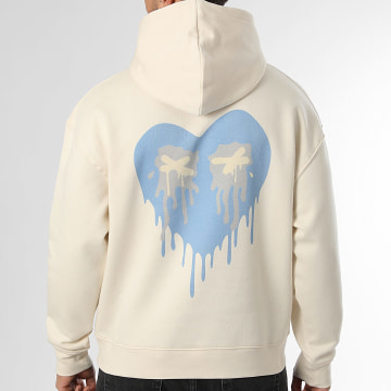 Luxury Lovers - Sweat Capuche Relaxed 5Sync Heartbreaker Beige