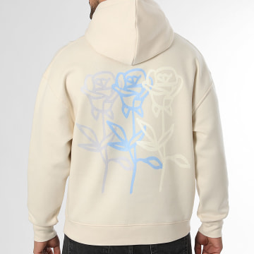 Luxury Lovers - Sweat Capuche Relaxed 5Sync Three Roses Beige