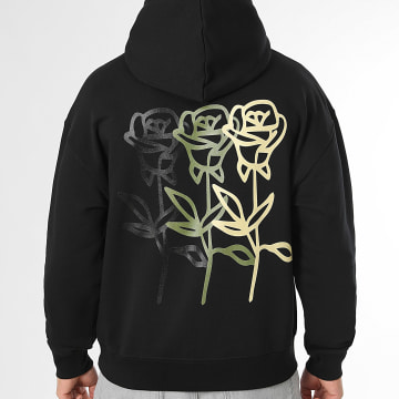 Luxury Lovers - Sweat Capuche Relaxed 5Sync Three Roses Noir