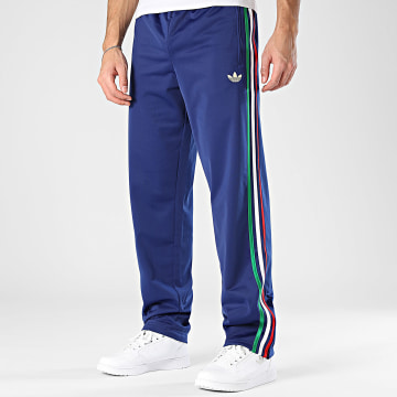 Adidas Originals - Pantalon Jogging A Bandes Firebird TP KD3835 Bleu Marine Vert Blanc Rouge