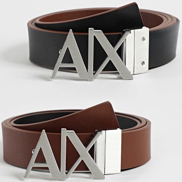 Armani Exchange - Reversible Belt 951017 CC505 Brown Black