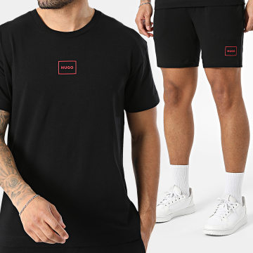 HUGO - Ensemble Tee Shirt Et Short Jogging Laze 50525236 50525247 Noir