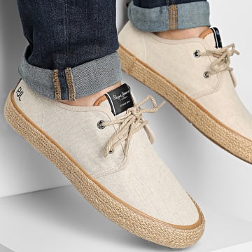 Pepe Jeans - Sneakers Port Nature PMS100008 Ecru Wit