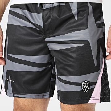 PXP - Short Jogging 2640308 Noir Gris Rose