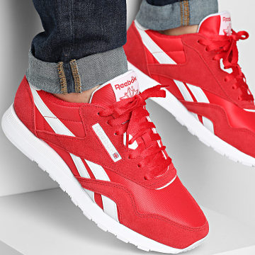 Reebok - Zapatillas Classic Nylon 100245057 Rojo Blanco