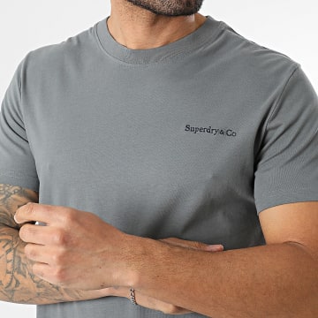 Superdry - Tee Shirt Essential Company Logo M1012465A Gris