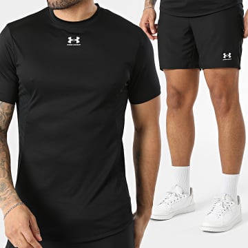 Under Armour - Ensemble Tee Shirt Et Short Jogging Challenger Pro 6012819 6009621 Noir