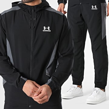 Under Armour - Ensemble De Survetement Tech Sport 6011267 6011268 Noir Gris