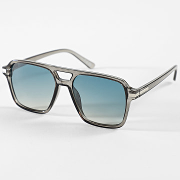 LBO - Óculos de Sol 0022 Preto Azul Degradê