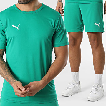Puma - Co-ord Set T-Shirt En Casual Short Team Rise 706132 704942 Groen