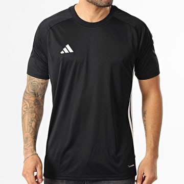 Adidas Sportswear - Tee Shirt A Bandes Tiro Essential Jersey KE4053 Noir