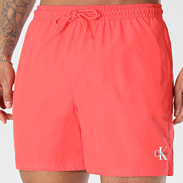 Calvin Klein - Short De Bain Drawstring Waistband 1045 Rouge