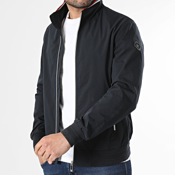 Kymaxx - Casaco com fecho Azul Marinho