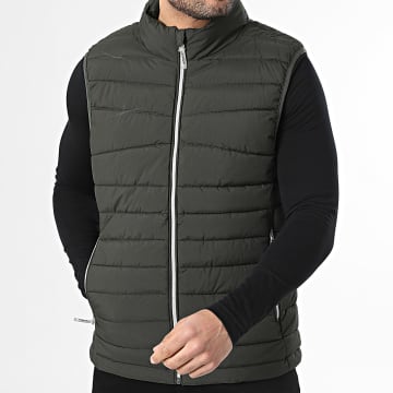 Kymaxx - Doudoune Sans Manches Vert Kaki