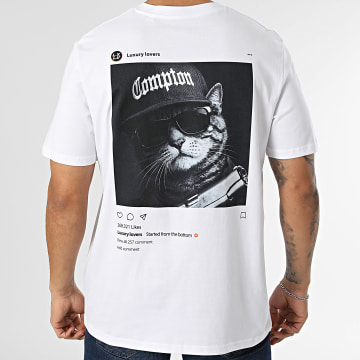 Luxury Lovers - Camiseta Oversize Started From The Bottom Blanco