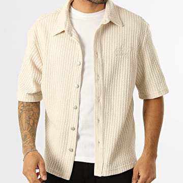 Project X Paris - Camisa Manga Curta Texturada 2610303 Bege Claro