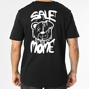 Sale Môme Paris - Tee Shirt Oversize Double Drip Noir Blanc