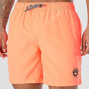 Sale Môme Paris - Calção de banho Little Badge Ursinho Laranja Fluorescente