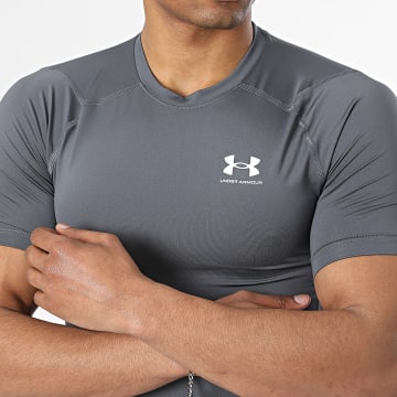 Under Armour - Tee Shirt Compression 1361518 Gris Anthracite