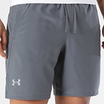 Under Armour - Short Jogging Launch 7 Unlined 1382622 Gris Anthracite