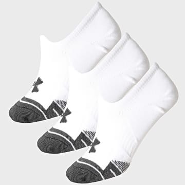 Under Armour - Lot De 3 Paires De Chaussettes 1379502 Blanc Gris Anthracite