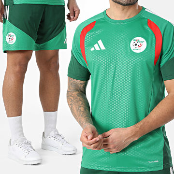 adidas - Completo Maglia E Pantaloncino Da Jogging Calcio Algeria JZ2724 JZ0212 Verde