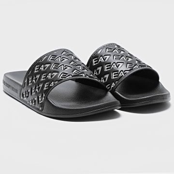 EA7 Emporio Armani - Claquetes Scarpe 7X0019-AF1525 Preto Total Branco