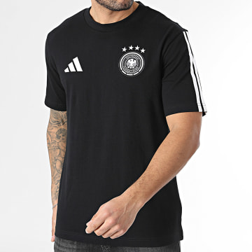 Adidas Sportswear - Maillot De Foot A Bandes Germany DNA JZ9352 Noir