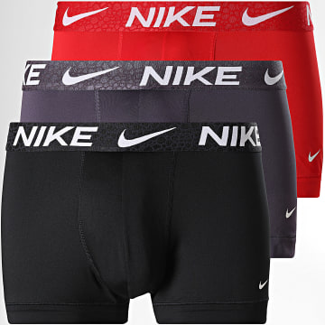 Nike - Pack van 3 Boxers Dri-FIT Essential Micro KE1156 Zwart Violet Rood