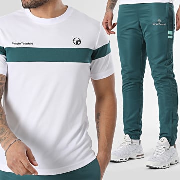 Sergio Tacchini - Ensemble De Survêtement Leone Termoli 41237 41559 Blanc Vert