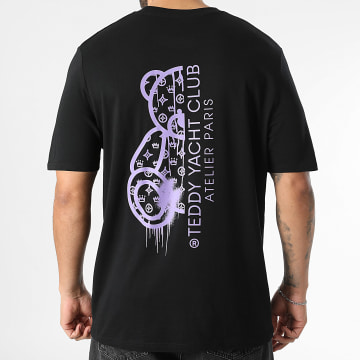 Teddy Yacht Club - Tee Shirt Oversize Atelier Paris Lavande Noir