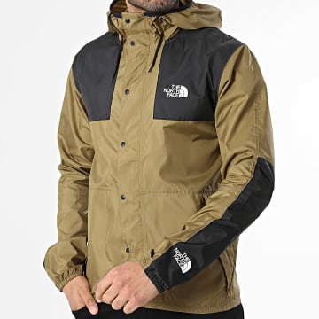 The North Face - Coupe-Vent Capuche Mountain A5IG3 Vert Kaki Clair Noir