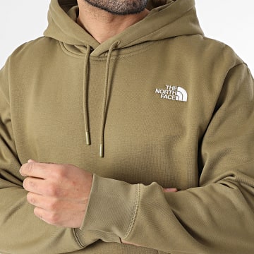 The North Face - Felpa Con Cappuccio Essential Relaxed A89ES Verde Kaki