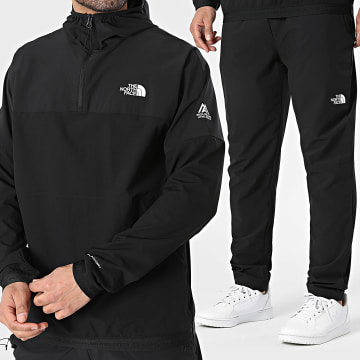 The North Face - Set aus Outdoor-Kapuzenjacke und Jogginghose Transcendent A8G8E A8G8F Schwarz