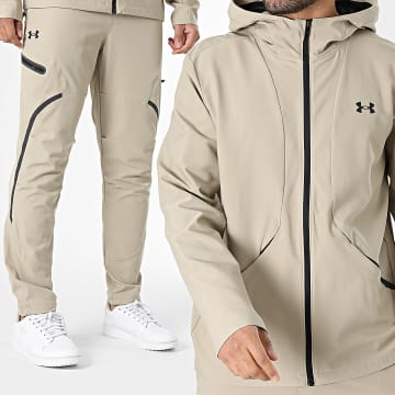 Under Armour - Set Trainingsanzug Unstoppable 6014621 1390256 Beige