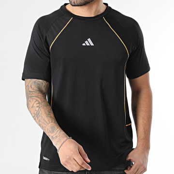 Adidas Sportswear - Tee Shirt Tech App KF3379 Noir Orange