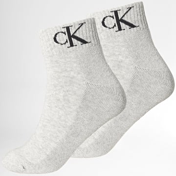 Calvin Klein - Lot De 2 Paires De Chaussettes 701228805 Gris