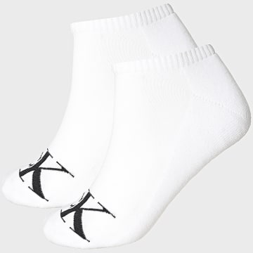 Calvin Klein - Lot De 2 Paires De Chaussettes 701228807 Blanc