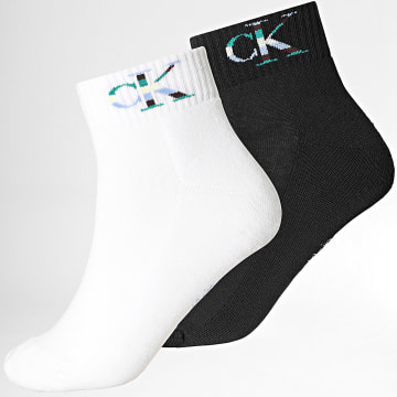 Calvin Klein - Lot De 2 Paires De Chaussettes 701228805 Noir Blanc