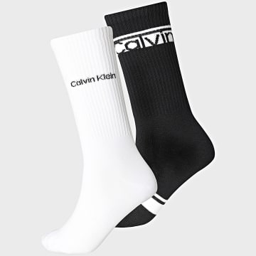 Calvin Klein - Lot De 2 Paires De Chaussettes 8808 Blanc Noir