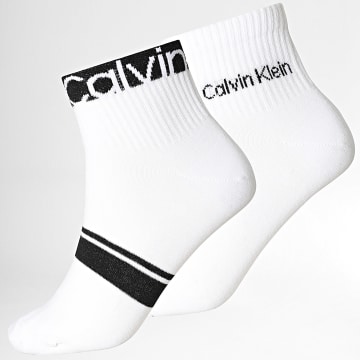 Calvin Klein - Lot De 2 Paires De Chaussettes 7874 Blanc